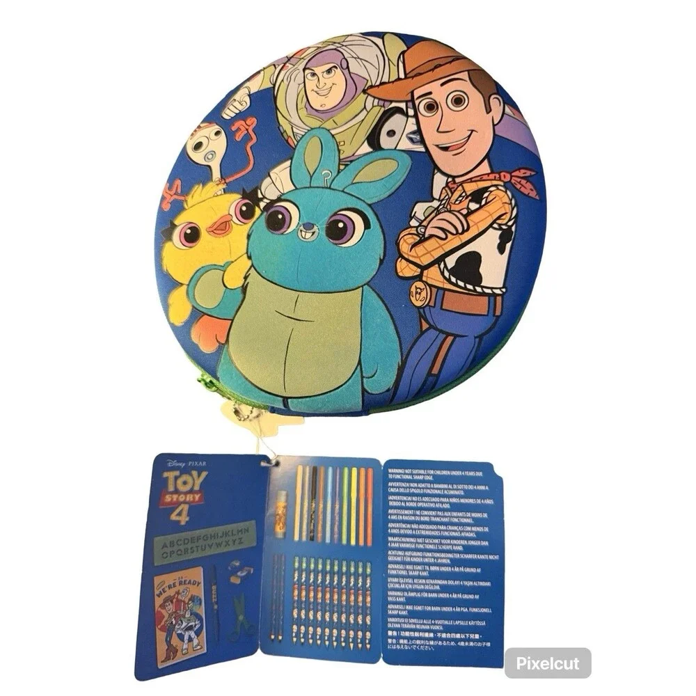 Toy Story 4 Art Kit Case Disney Pixar Coloring Drawing Activity Set Complete